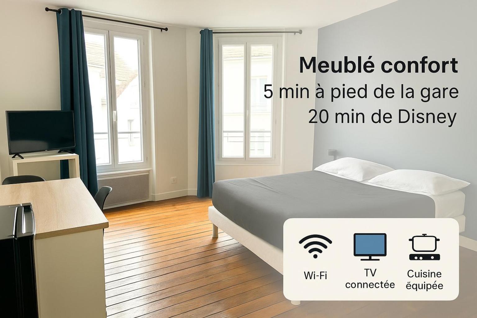 Appartement Maciet 2- Centre Ville Meaux-Gare-Disney Exteriér fotografie